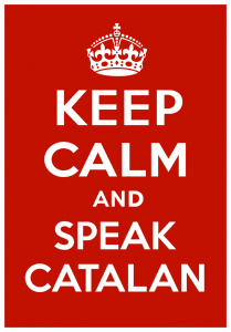Keep calm and speak catalan