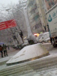 Av. de la Verge de Montserrat amb Coronel Sanfeliu. Per Cristina