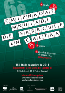 cartell 6è Mundial de Scrabble en català
